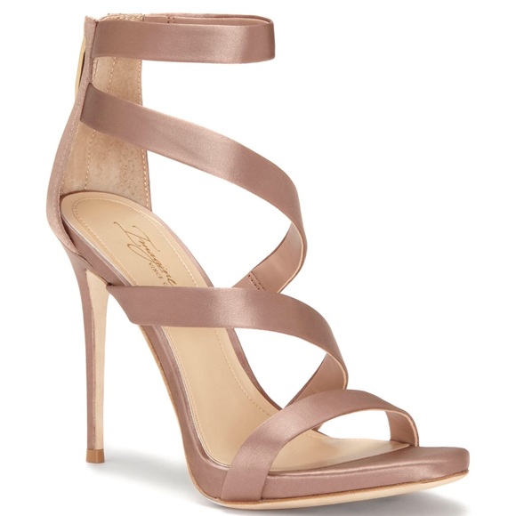 Vince Camuto Shoes - rose gold satin heels